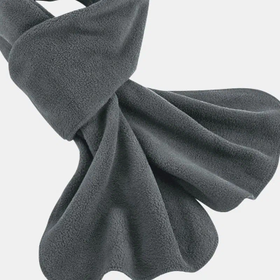 Beechfield Fleece Recycled Winter Scarf (steel Grey)