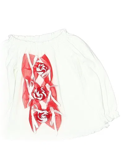 Pre-owned Beehave Babies' 3/4 Sleeve Blouse In White