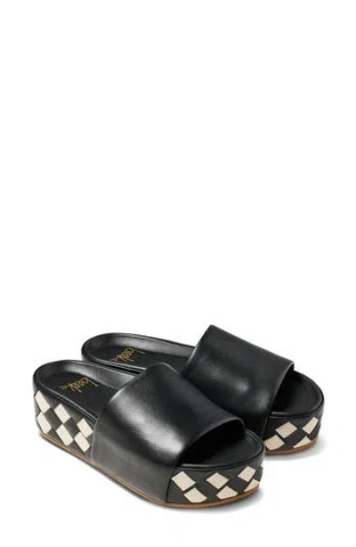 Beek Albatross Woven Slide In Black