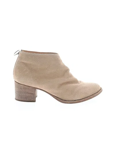 Pre-owned Beek Ankle Boots In Tan