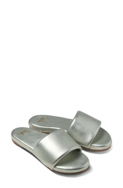 Beek Baza Slide Sandal In Silver