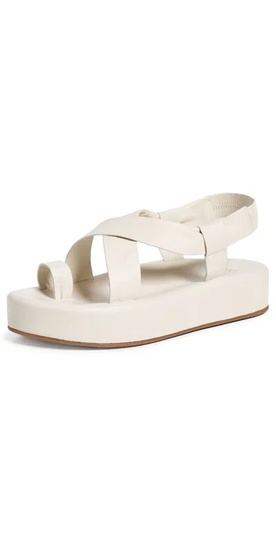 Beek Cara Cara Sandals Vanilla In White