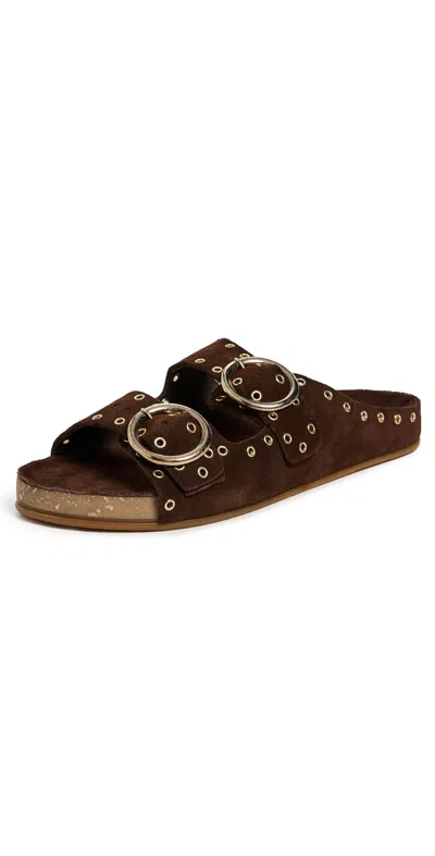 Beek Cedar Sandals Coffee In Brown