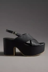 Beek Emu Platform Heel Sandals In Black