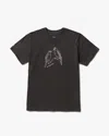 Beek Feather Tee In Black