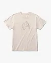 Beek Feather Tee In White