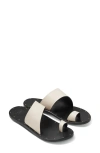 Beek Finch Sandal In Eggshell/ Black