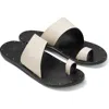 Beek Finch Sandal In Eggshell/black