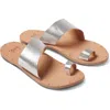 Beek Finch Sandal In Silver/beach