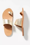 Beek Finch Toe Ring Slides In Gold