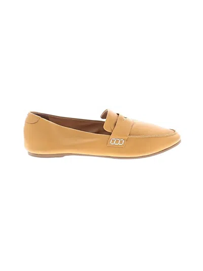 Pre-owned Beek Flats In Tan