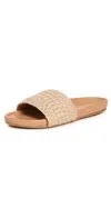 Beek Gallito Jute Slides In Nat/honey
