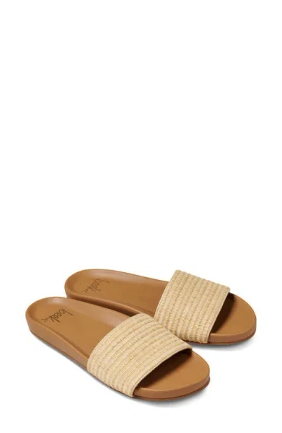 Beek Gallito Raffia Slide Sandal In Multi