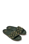 Beek Gallito Stud Slide Sandal In Green