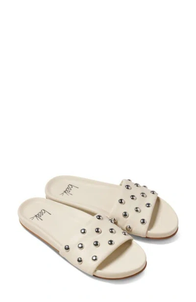 Beek Gallito Stud Slide Sandal In White