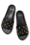 Beek Gallito Stud Slide Sandals In Black