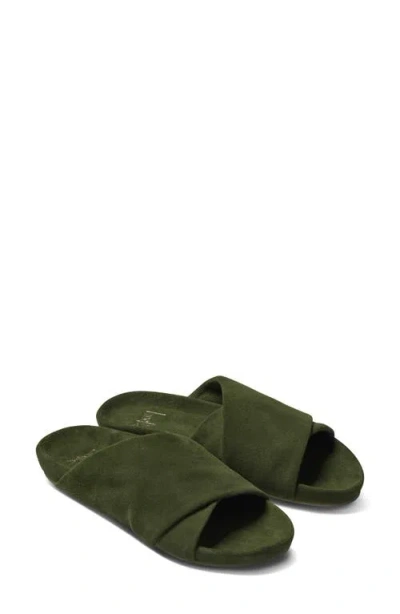 Beek Kea Slide Sandal In Moss