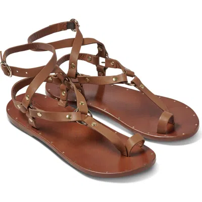 Beek Lark Toe Loop Sandal In Brown