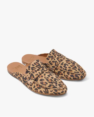 Beek Mallard Leather Flat Mule In Multi