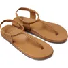 Beek Mango Leather Sandal In Brown
