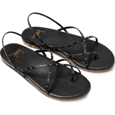 Beek Palila Studded Leather Slingback Sandal In Black