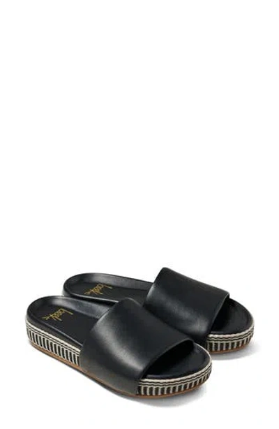 Beek Pelican Platform Slide Sandal In Black