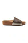 Beek Pelican Slide Sandals In Gold