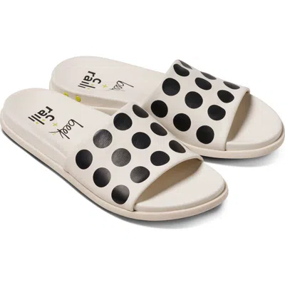 Beek Railibird Slide Sandal In Neutral
