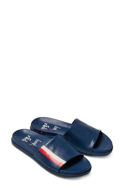 Beek Railibird Slide Sandal In Stripe