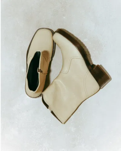 Beek Rider Boot - Eggshell | Leanne Ford By , Leather In Multi