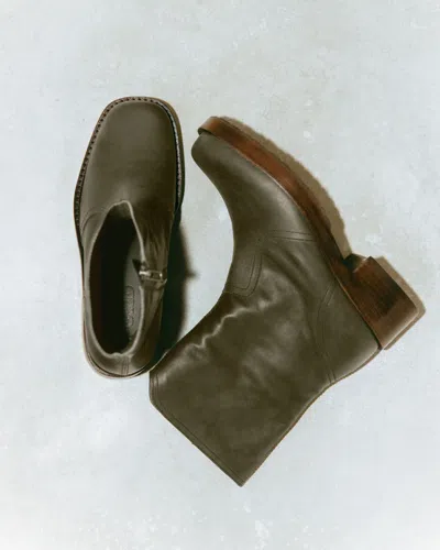 Beek Rider Boot - Olive | Leanne Ford By , Leather In Multi