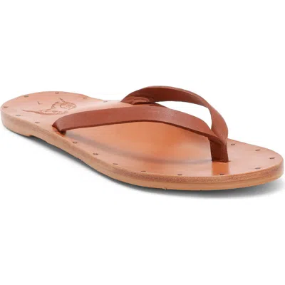 Beek Seabird Flip Flop In Brown