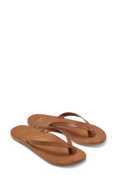 Beek Seabird Flip Flop In Tan/ Tan