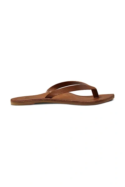 Beek Seabird Thong Sandals In Yellow