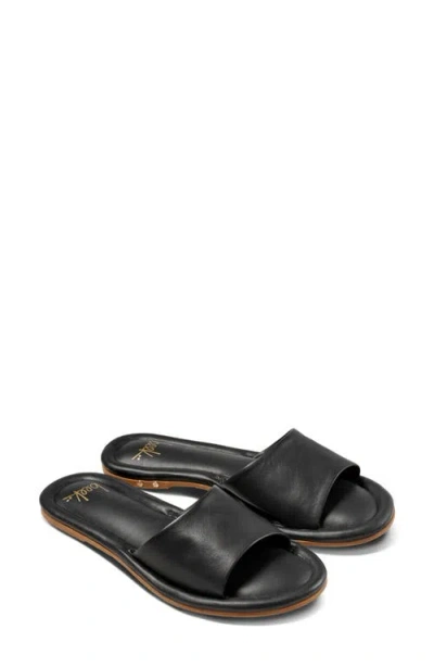 Beek Songlark Slide Sandal In Black