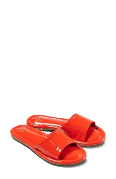 Beek Songlark Slide Sandal In Orange