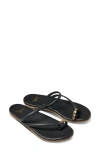 Beek Starbird Studded Toe Ring Slide Sandal In Black