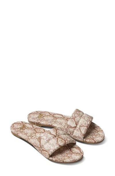 Beek Sugarbird Slide Sandal In Beach Snake