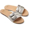 Beek Sugarbird Slide Sandal In Platinum/beach