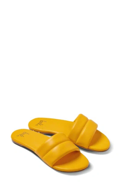 Beek Sugarbird Slide Sandal In Yellow