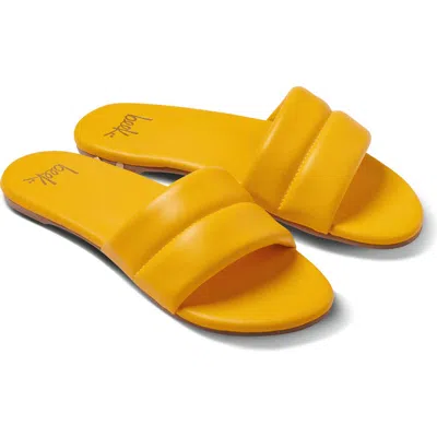 Beek Sugarbird Slide Sandal In Sunflower