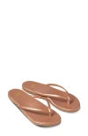 Beek Sunbeam Flip Flop In Rose Gold