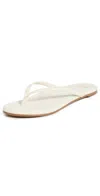 Beek Corella Kitten Heel Flip Flop In White