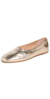 Beek Swiftlet Ballet Slippers Gold In Gold