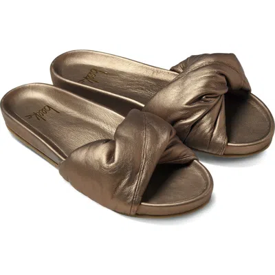 Beek Tesia Slide Sandal In Gold