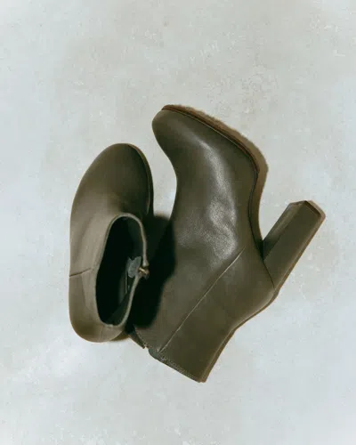 Beek Town Boot - Olive | Leanne Ford By , Leather In Multi