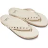 Beek Tringa Thong Sandals In Neutral