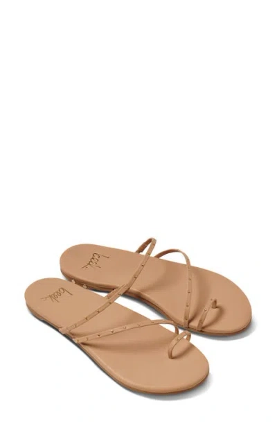 Beek Ula Studded Leather Sandal In Nude