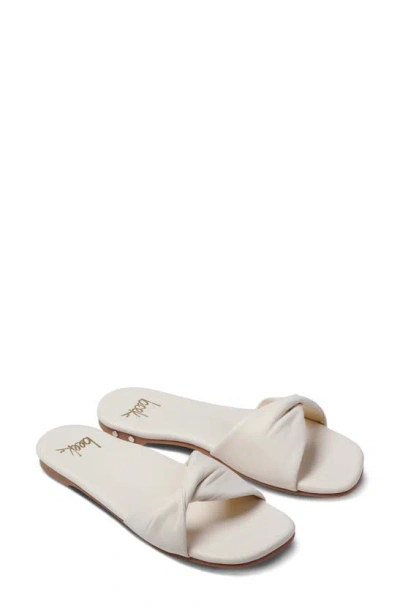 Beek Whipbird Slide Sandal In Eggshell