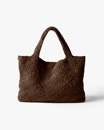 Beek Willet Woven Shoulder Bag - Coffee | , Leather In Brown